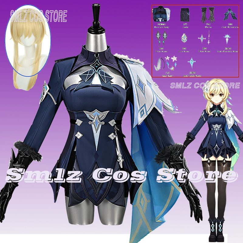 Kostum Cosplay Traveler Lumine - Cosplay Prop Making ulasan dan harga