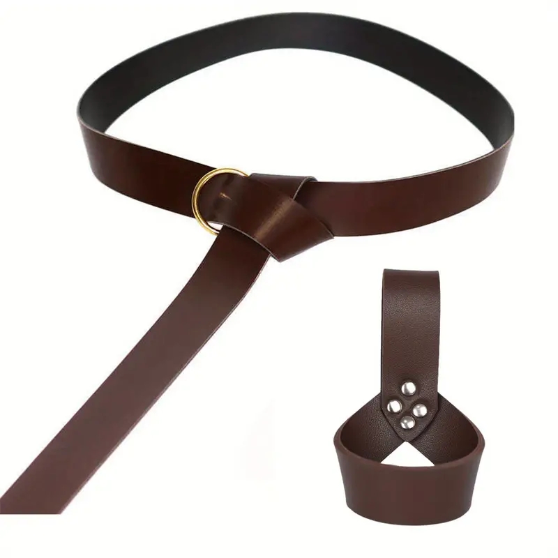 Sabuk Kulit Retro Viking denga - Cosplay Prop Dagger ulasan dan harga