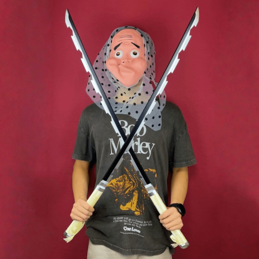 Pedang Katana Inosuke Demon Sl - Cosplay Prop Dagger ulasan dan harga
